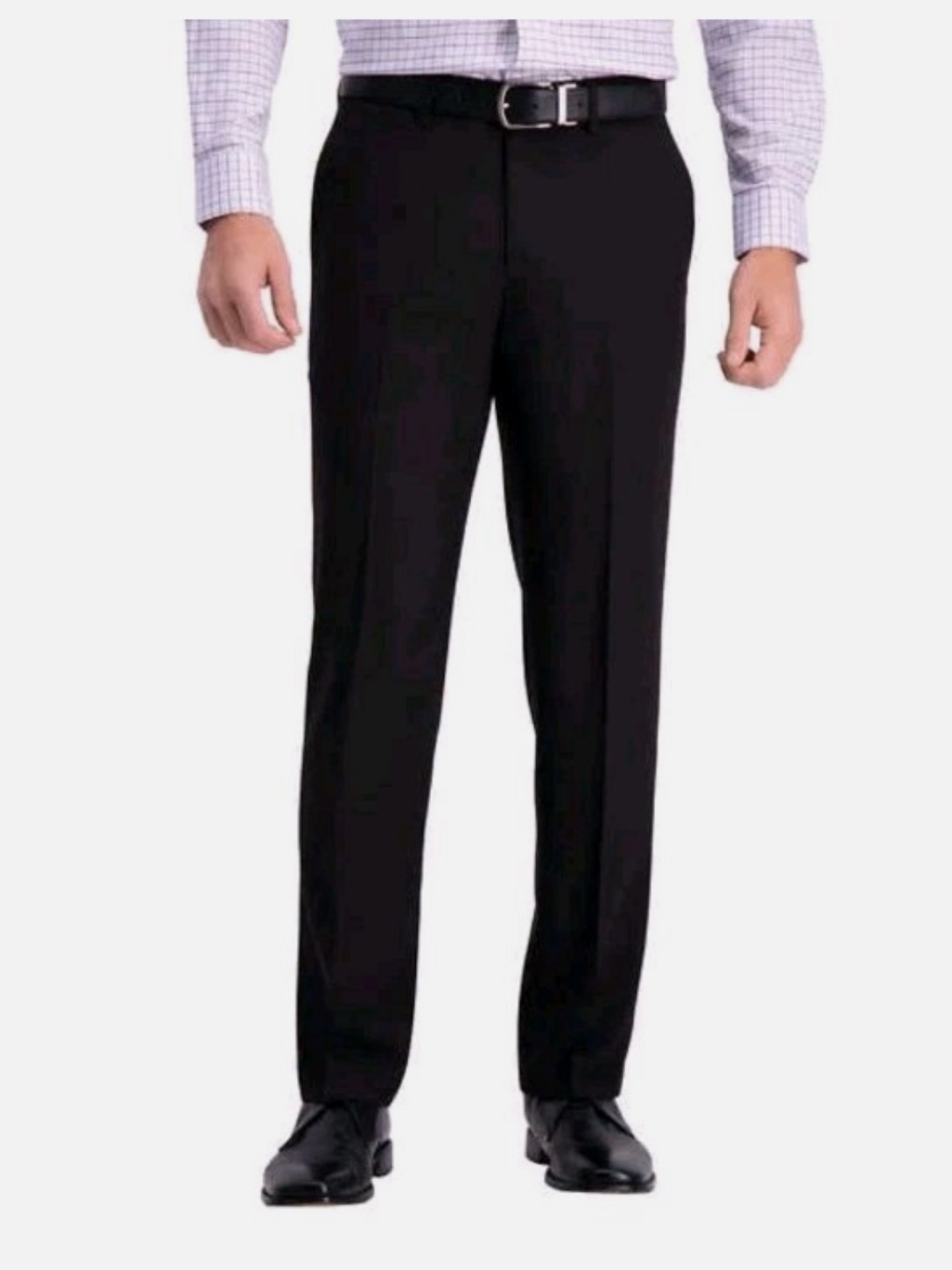 Haggar Men's Super Flex Waistband Straight Fit Dress Pant.
